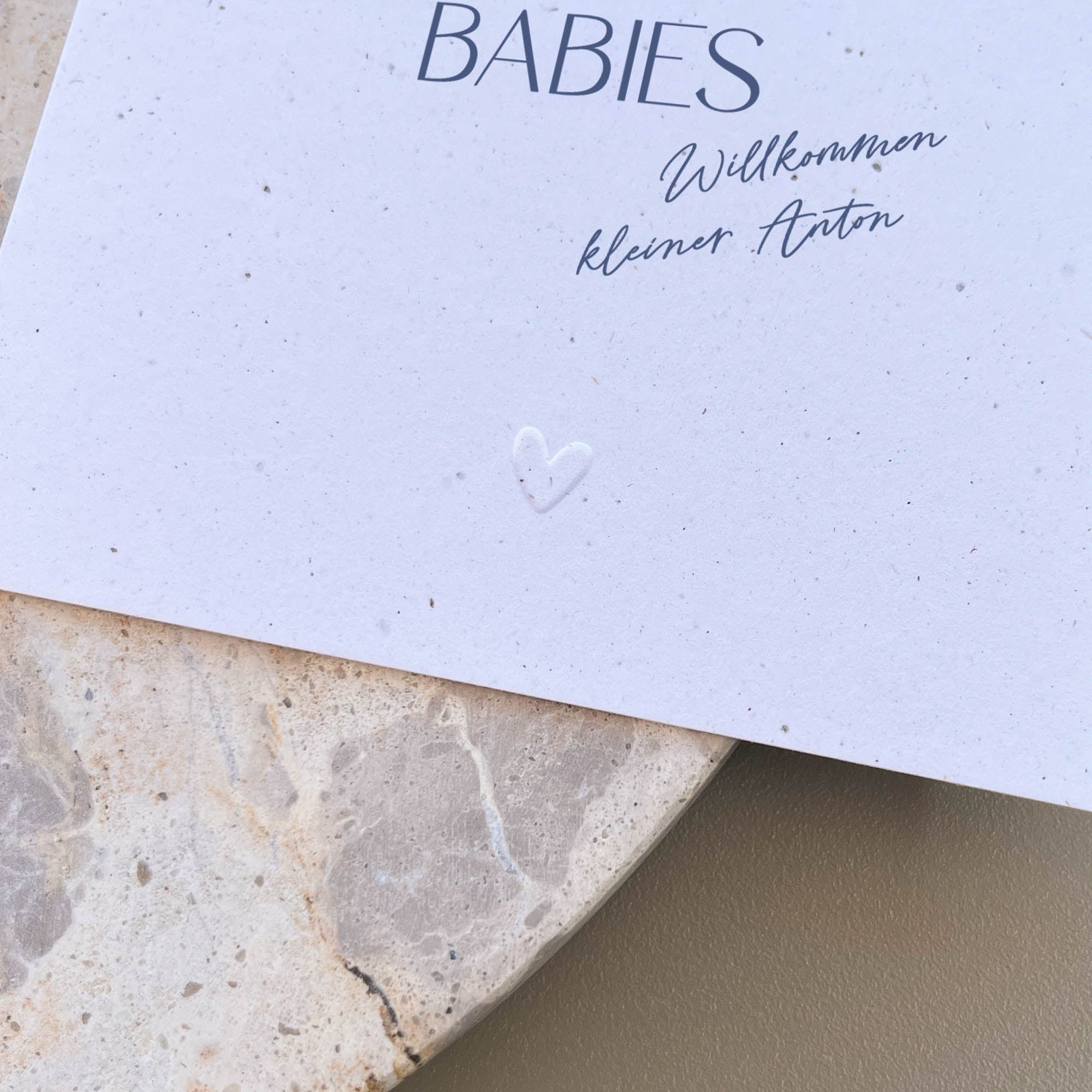 Glückwunschkarte Baby personalisiert | Cool people make cool babies
