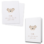 Glückwunschkarte Baby personalisiert | Koala