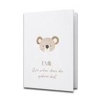 Glückwunschkarte Baby personalisiert | Koala
