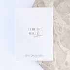 Mutterpasshülle personalisiert | Liebe im Bauch | inkl. Schutzhülle