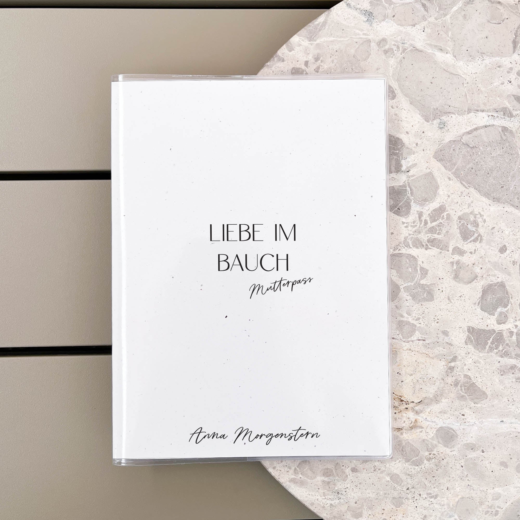 Mutterpasshülle personalisiert | Liebe im Bauch