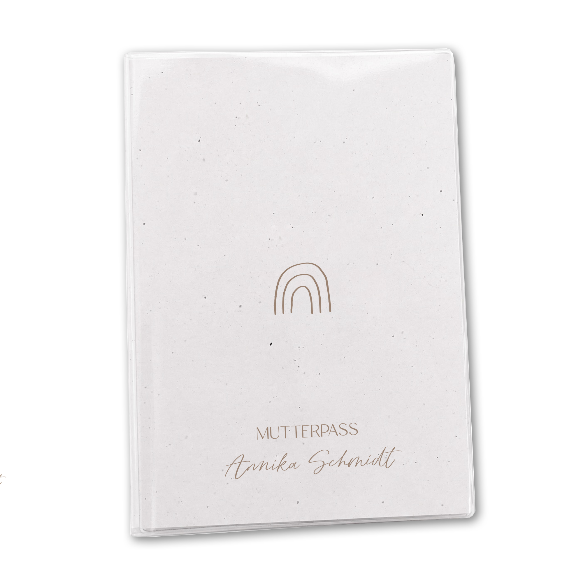 Mutterpasshülle personalisiert | Regenbogen | inkl. Schutzhülle
