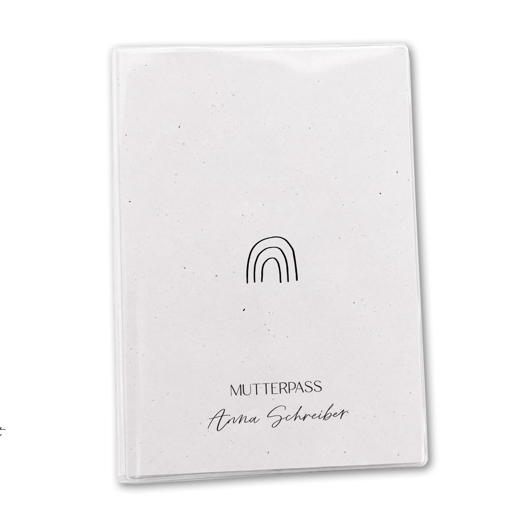 Mutterpasshülle personalisiert | Regenbogen | inkl. Schutzhülle