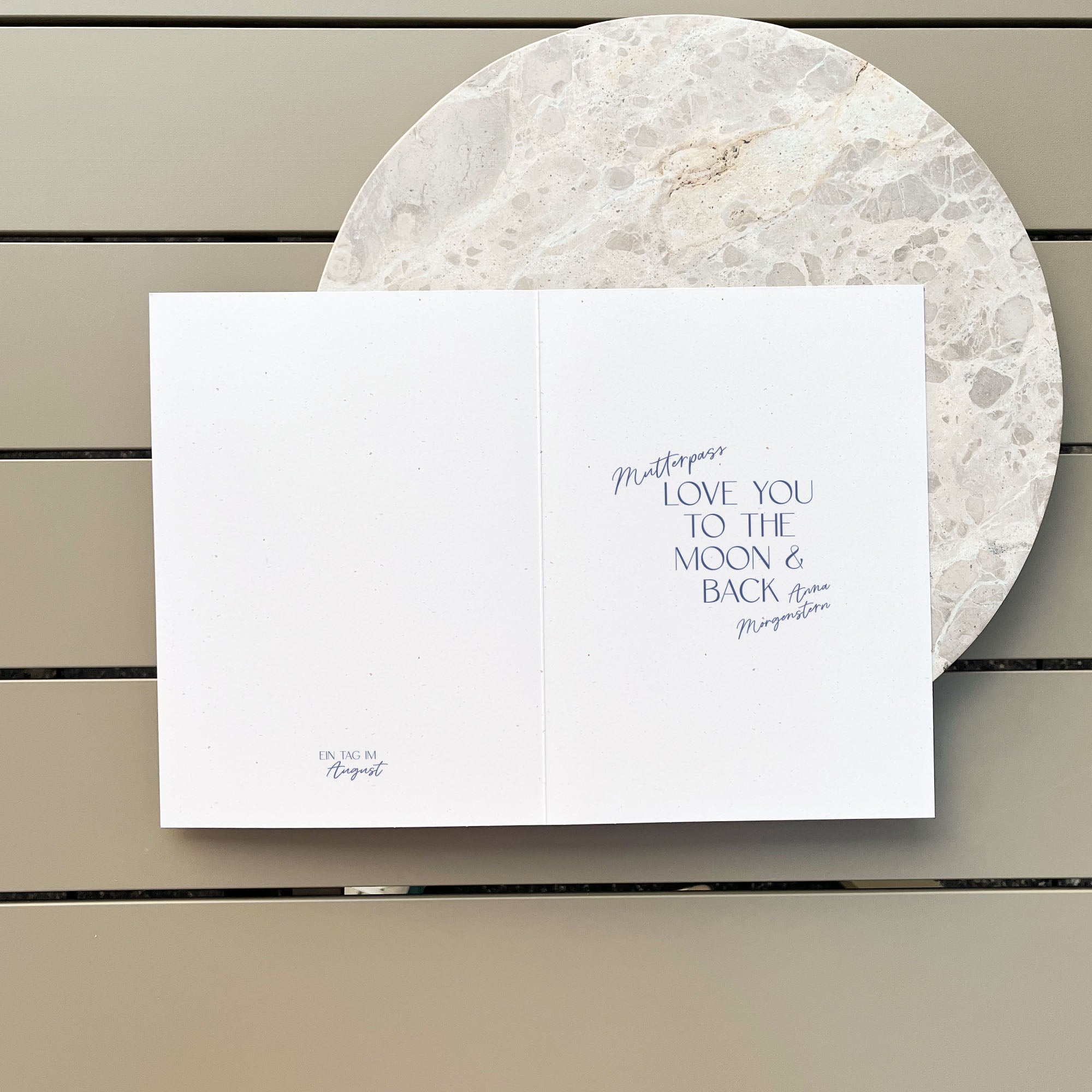 Mutterpasshülle personalisiert | Love you to the moon & back| inkl. Schutzhülle