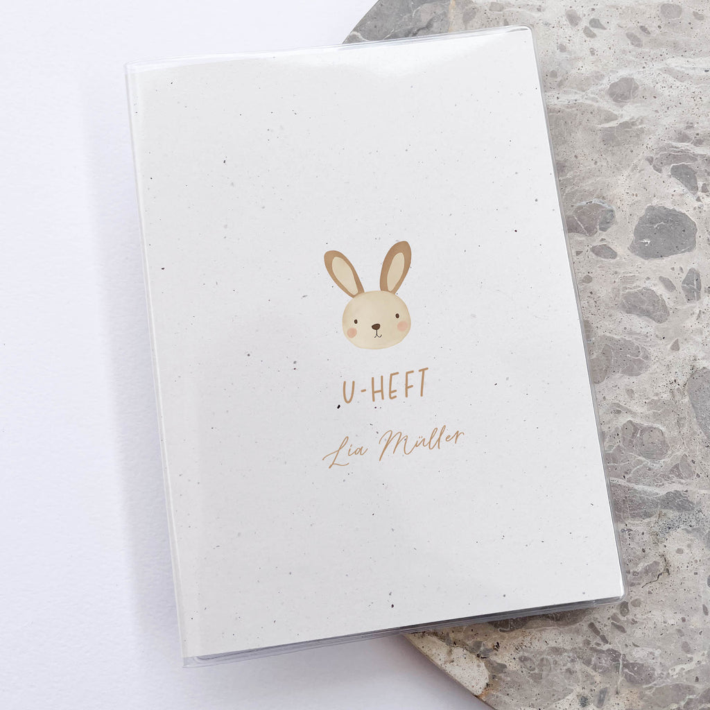 U-Heft & Impfpass Hülle personalisiert | Hase