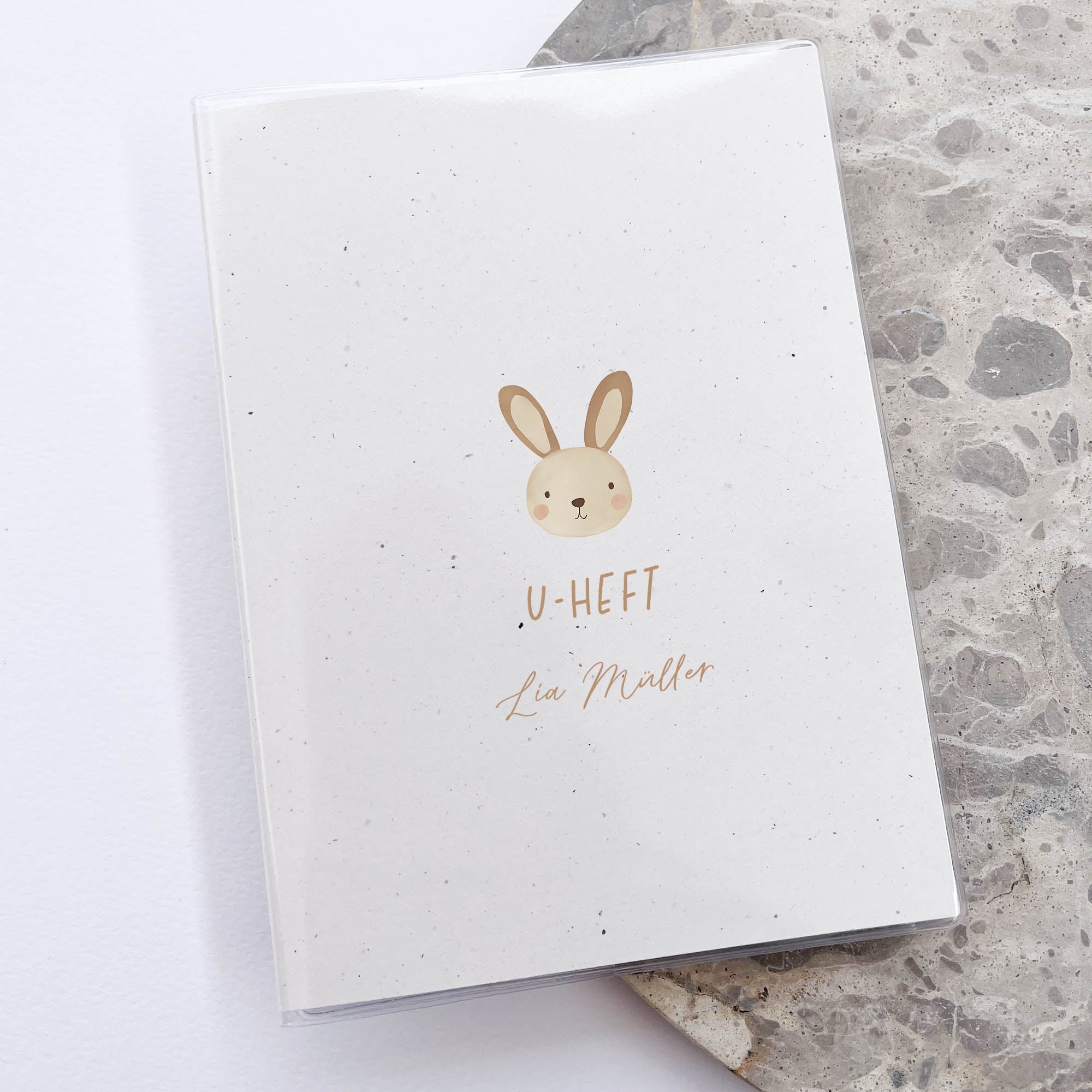 U-Heft & Impfpass Hülle personalisiert | Hase