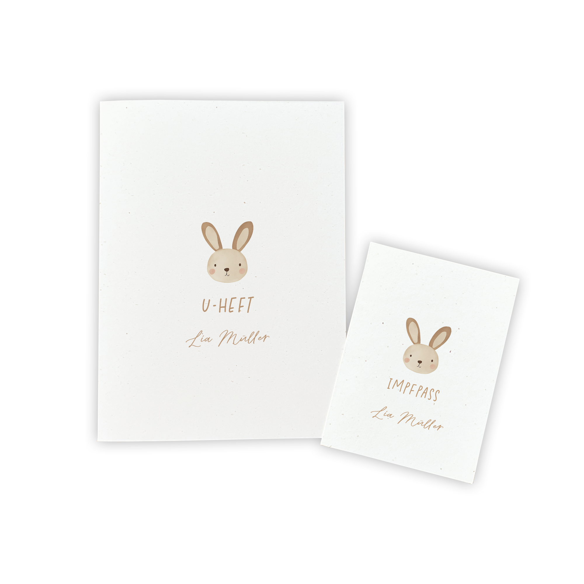 U-Heft & Impfpass Hülle personalisiert | Hase