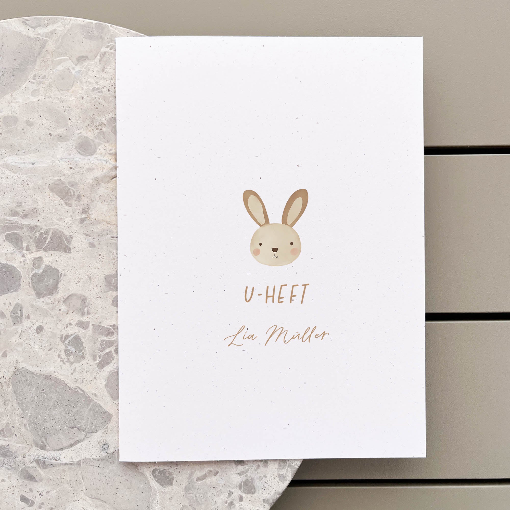 U-Heft & Impfpass Hülle personalisiert | Hase