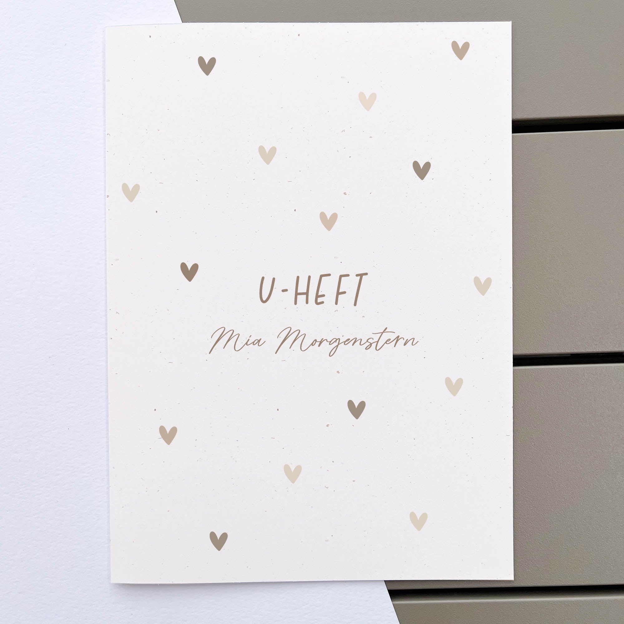 U-Heft & Impfpass Hülle personalisiert | Herzen