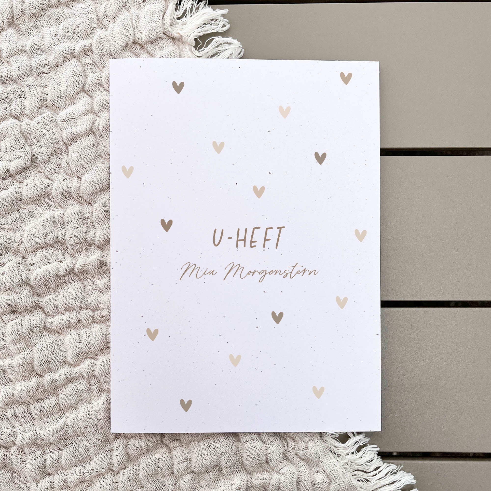 U-Heft & Impfpass Hülle personalisiert | Regenbögen
