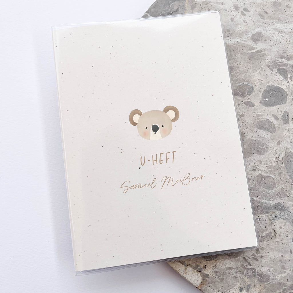 U-Heft & Impfpass Hülle personalisiert | Koala | inkl. Schutzhülle