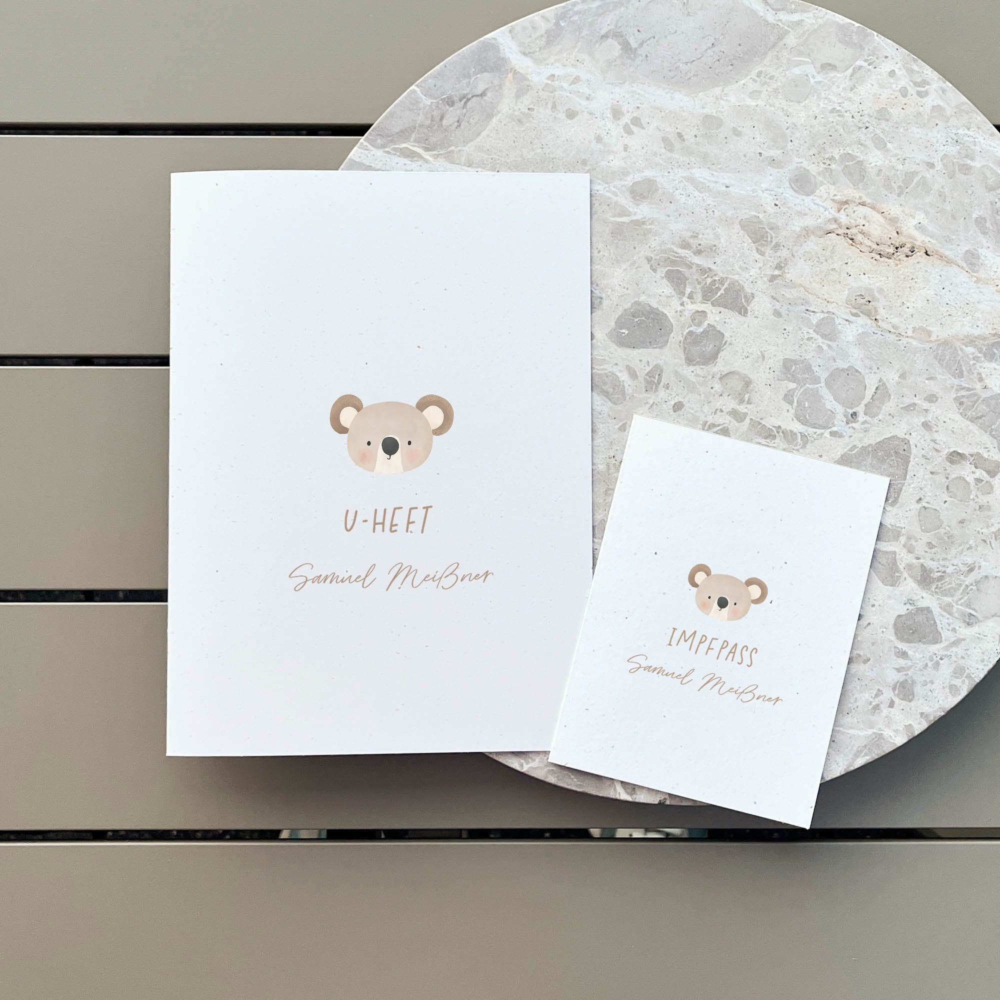 U-Heft & Impfpass Hülle personalisiert | Koala