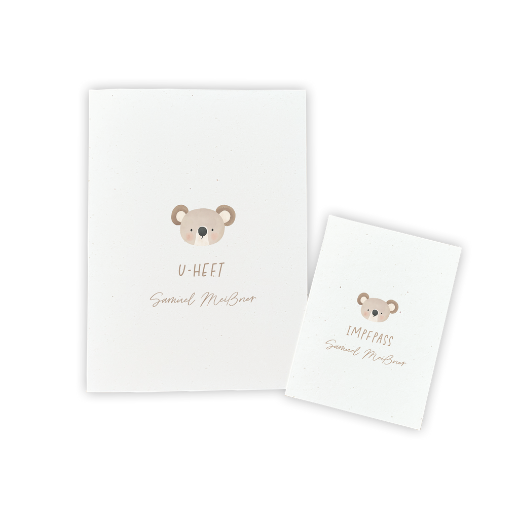U-Heft & Impfpass Hülle personalisiert | Koala