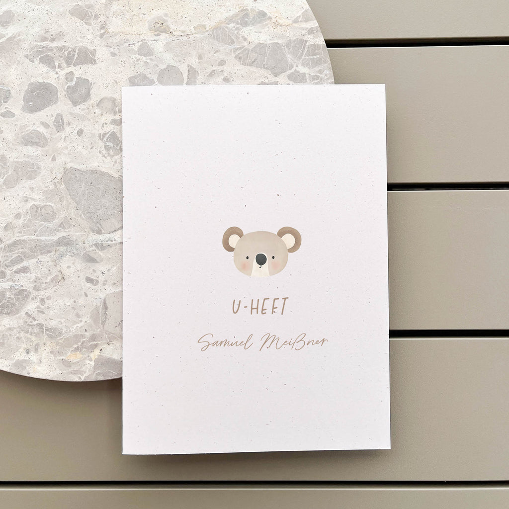 U-Heft & Impfpass Hülle personalisiert | Koala | inkl. Schutzhülle