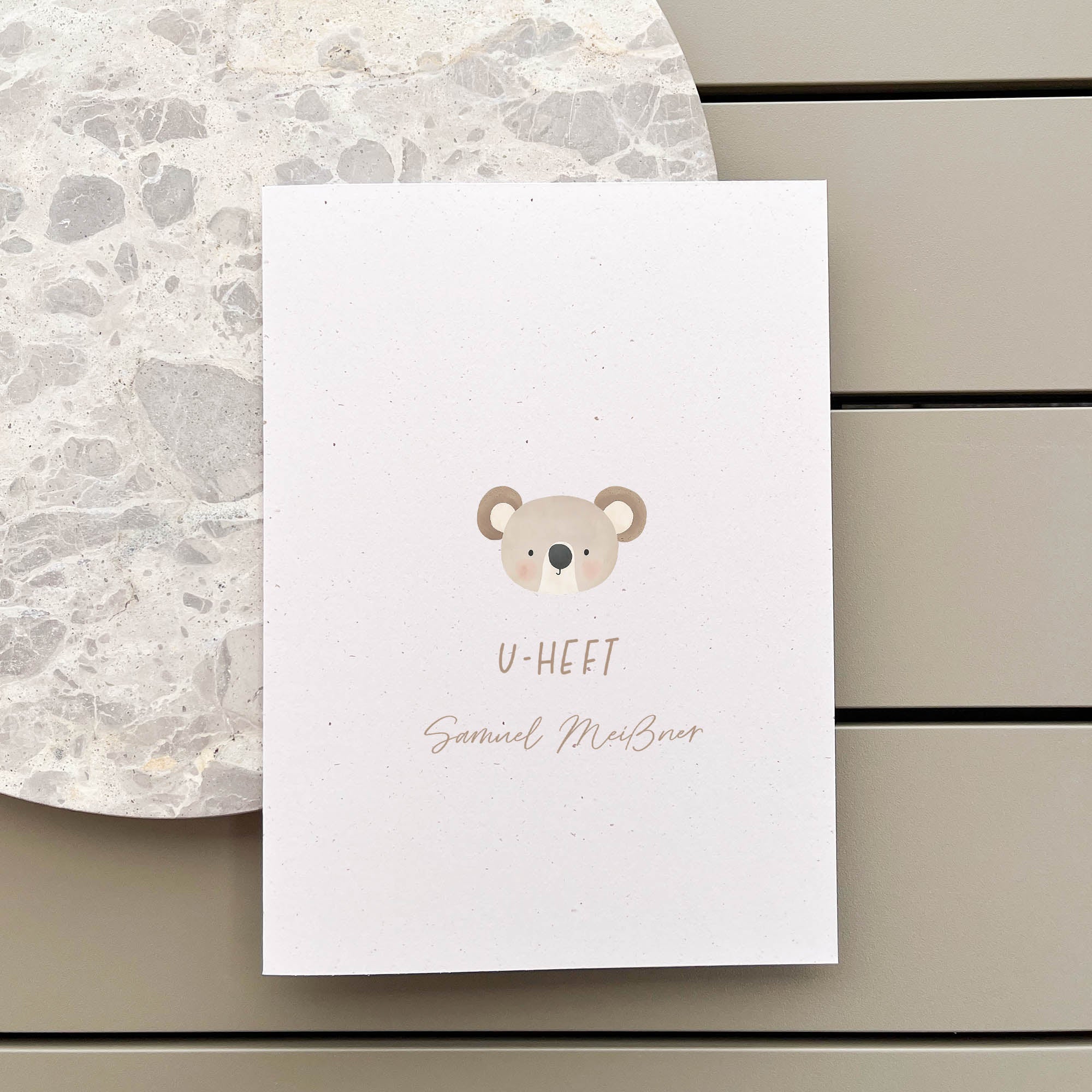 U-Heft & Impfpass Hülle personalisiert | Koala | inkl. Schutzhülle