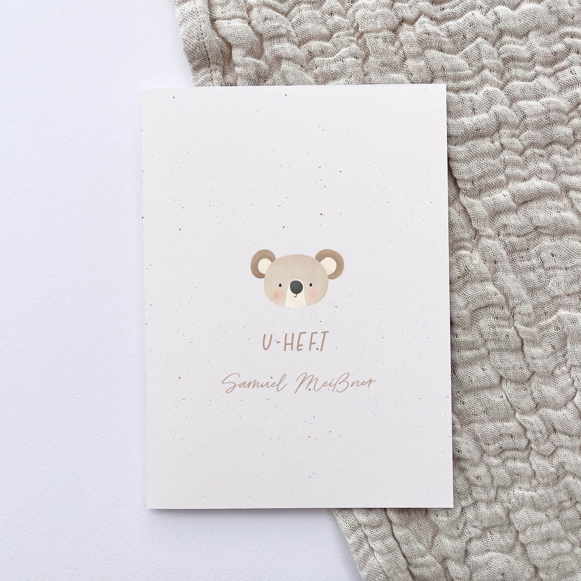 U-Heft & Impfpass Hülle personalisiert | Koala | inkl. Schutzhülle