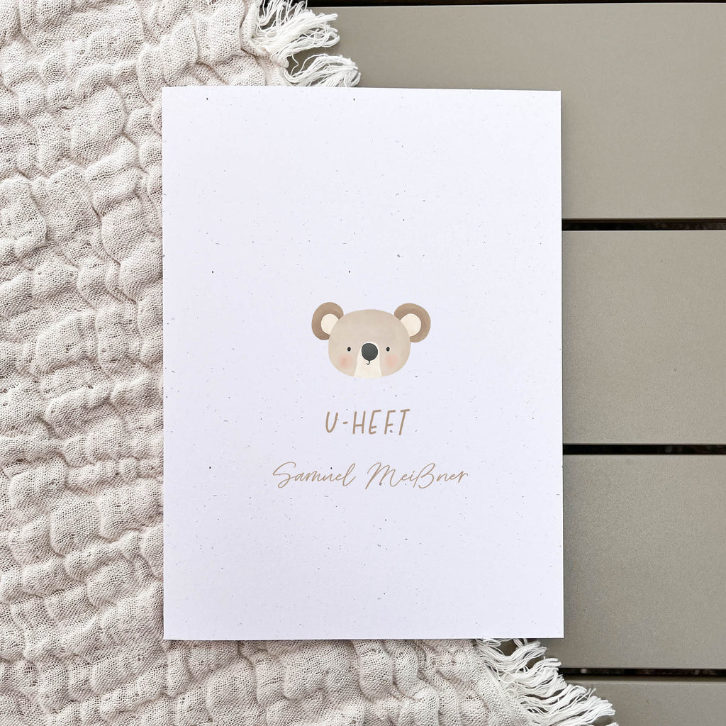 U-Heft & Impfpass Hülle personalisiert | Koala | inkl. Schutzhülle