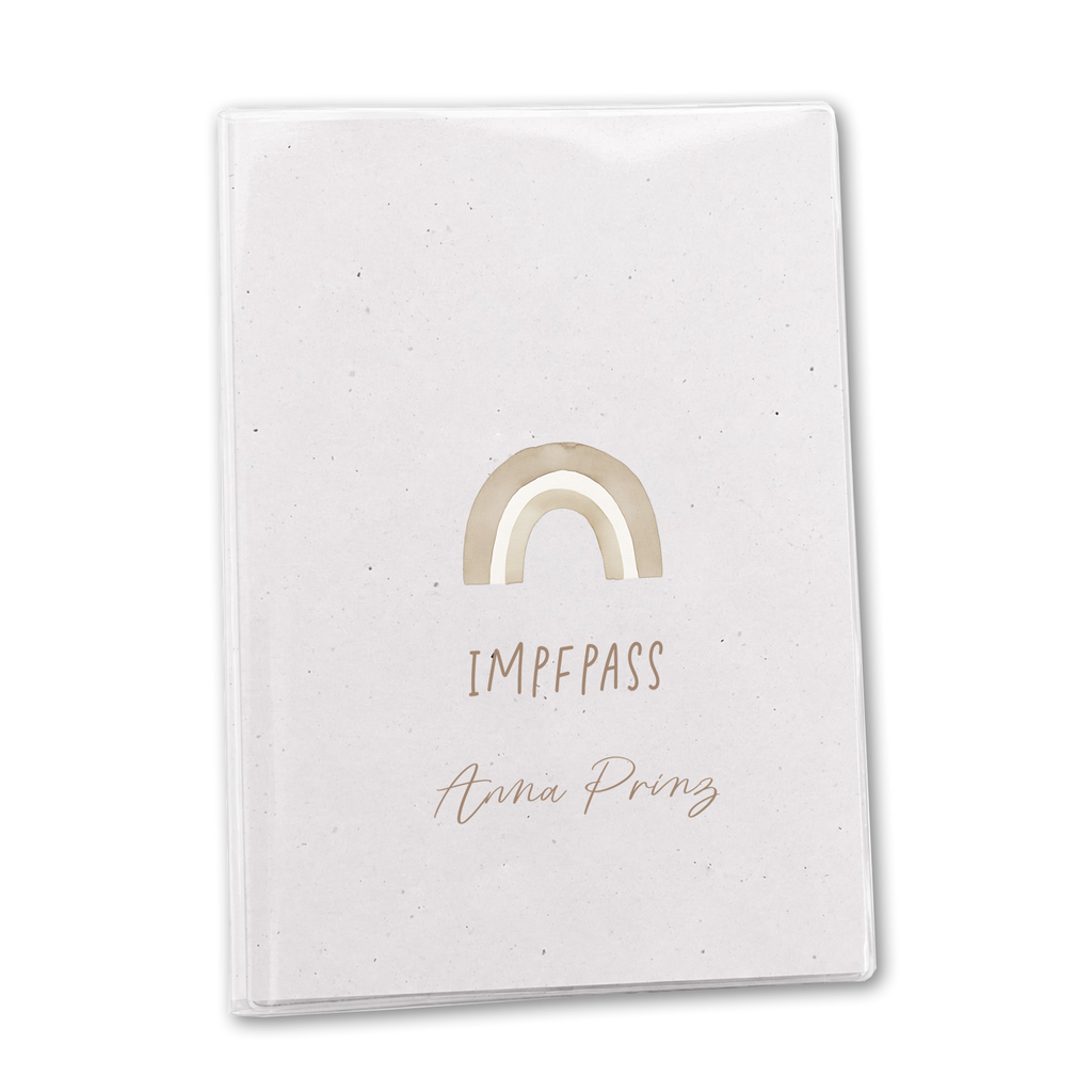 U-Heft & Impfpass Hülle personalisiert | Regenbogen