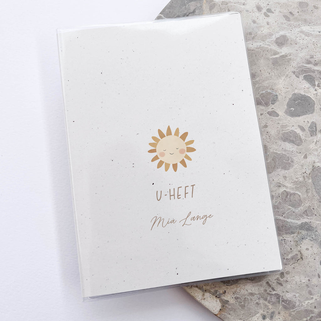 U-Heft & Impfpass Hülle personalisiert | Sonne